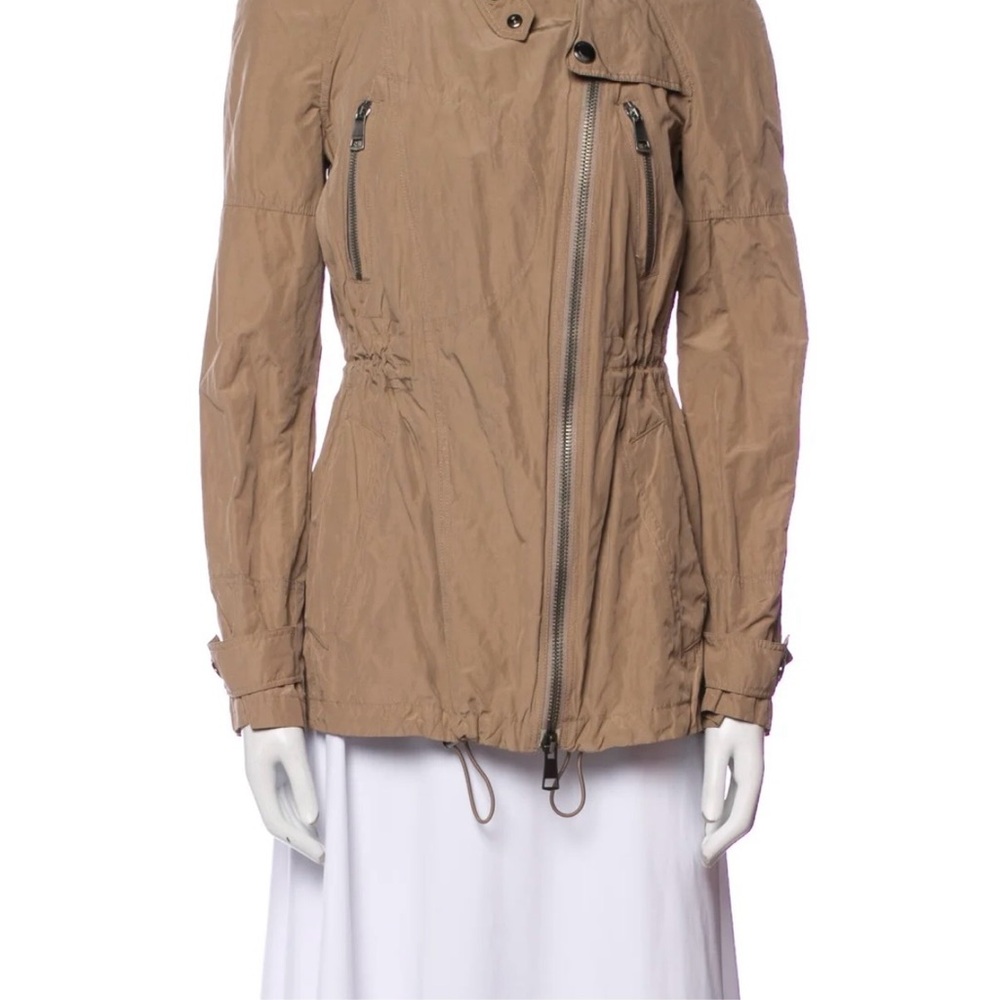 Burberry Beige Utility Jacket with Asymmetric Zip